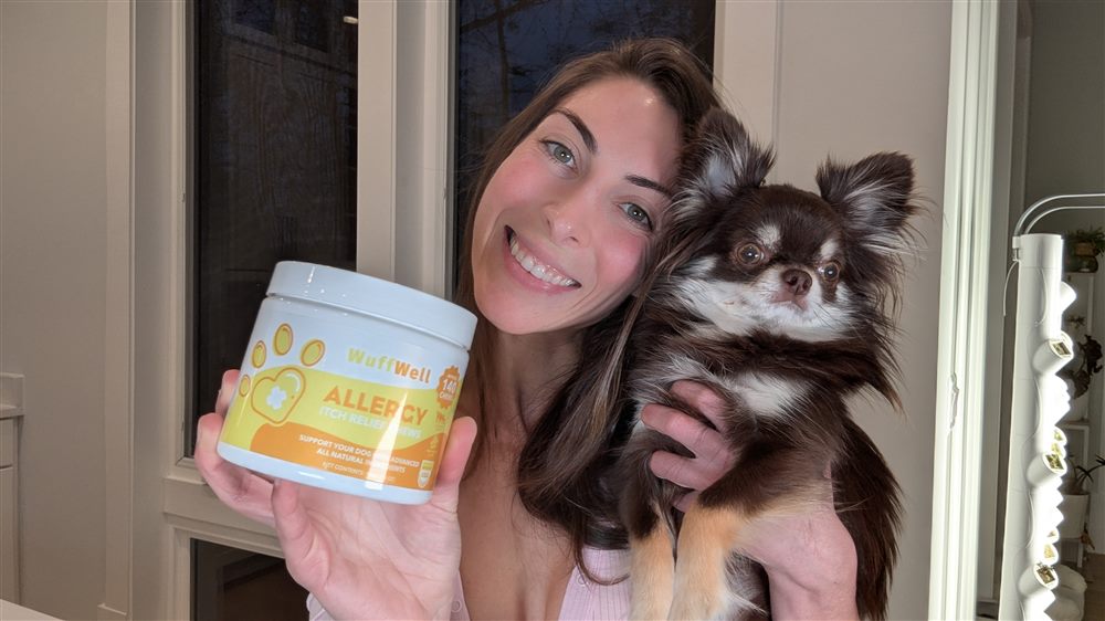 UGC content featuring a pet wellness product